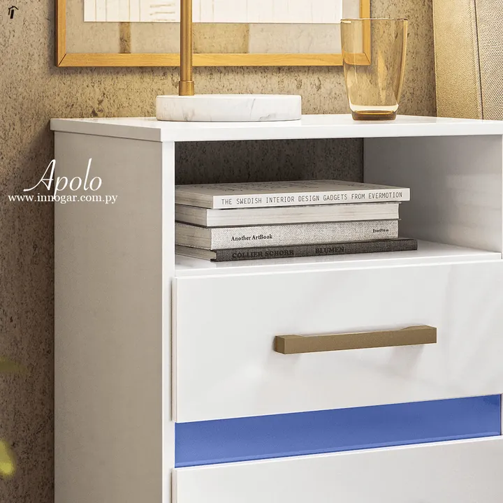 Mesa de Luz Apolo / Blanco Azul, foto 2