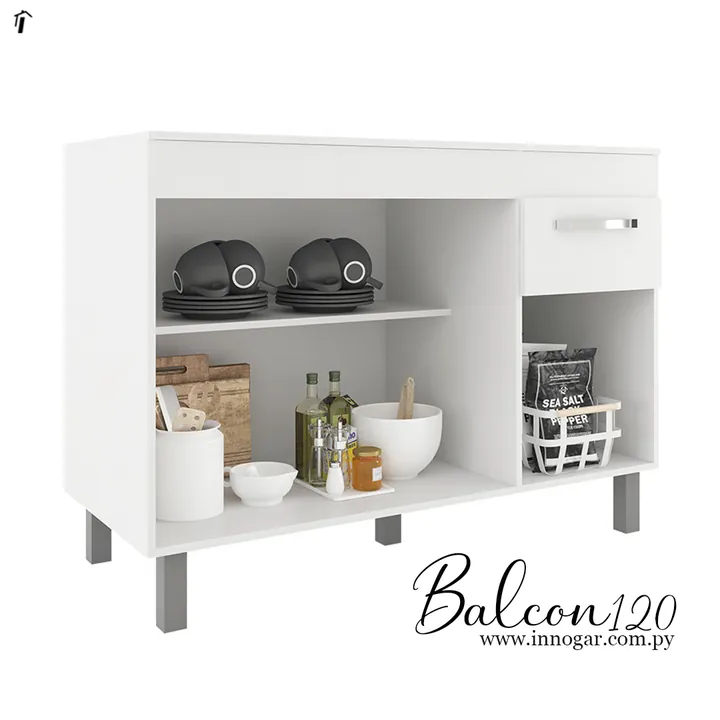 Balcon 120 - Blanco, foto 3