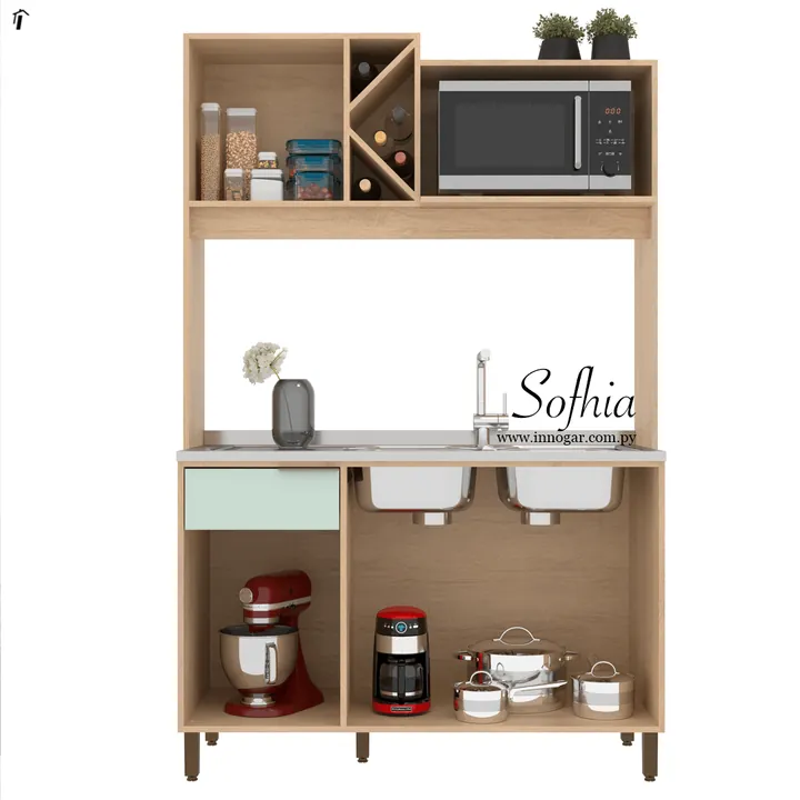 Cocina Sophia / Carvalho Pistache, foto 2
