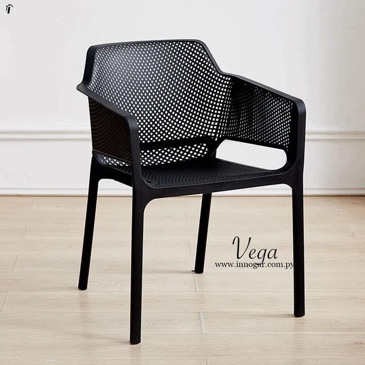 Silla Vega c/ posabrazo / Negro, foto 2