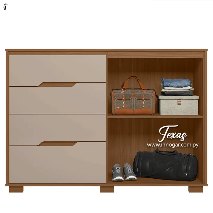 Comoda Texas Carvalho Fendi, foto 2