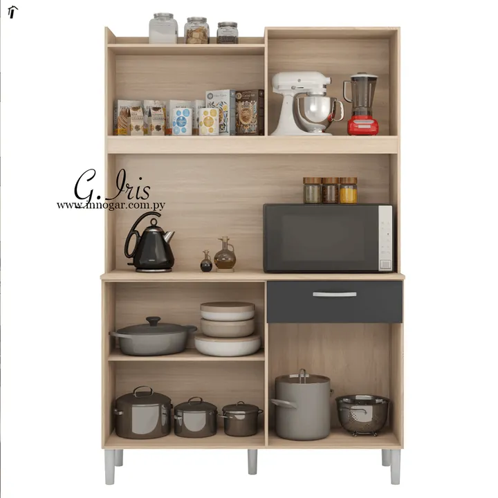 Kit Cocina Iris / Avena Grafito, foto 2