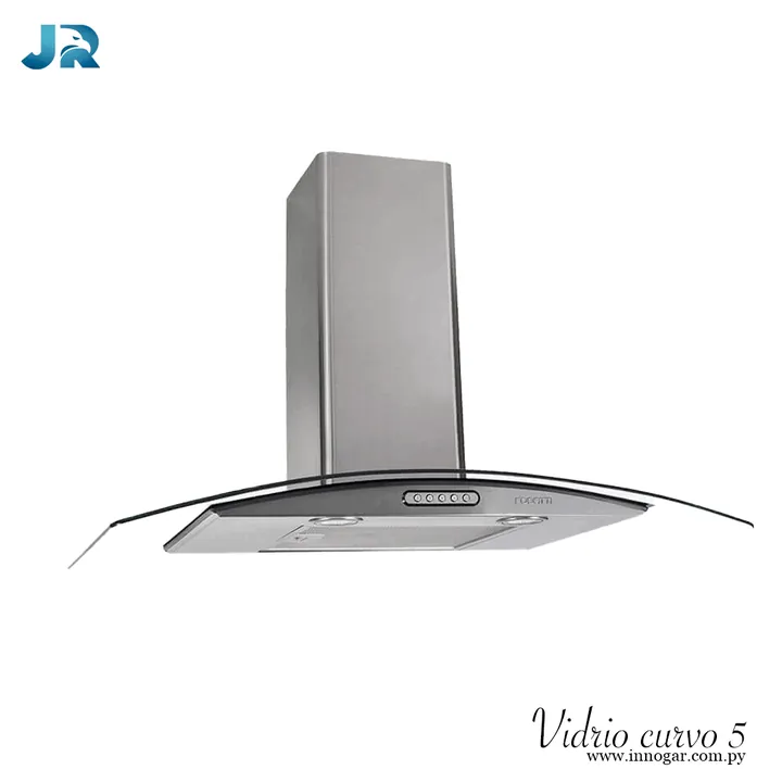 Campana de Pared vidrio curvo / 5 hornallas, foto 2