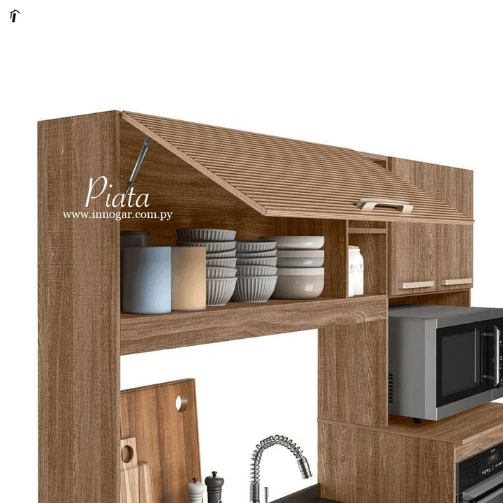 Kit Cocina Piata / Roble Rústico - Ripado Madera, foto 3