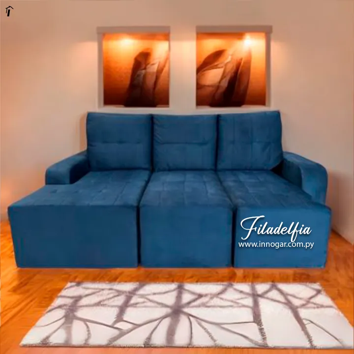 Sofa retractil Filadelfia Azul, foto 2