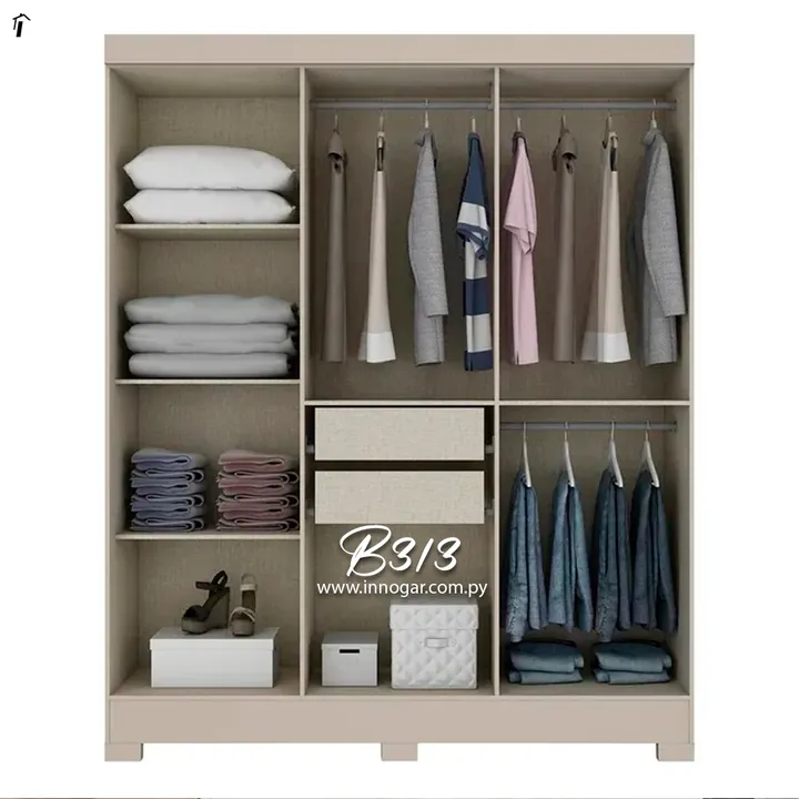 Ropero Be313 Cristal Off White, foto 2