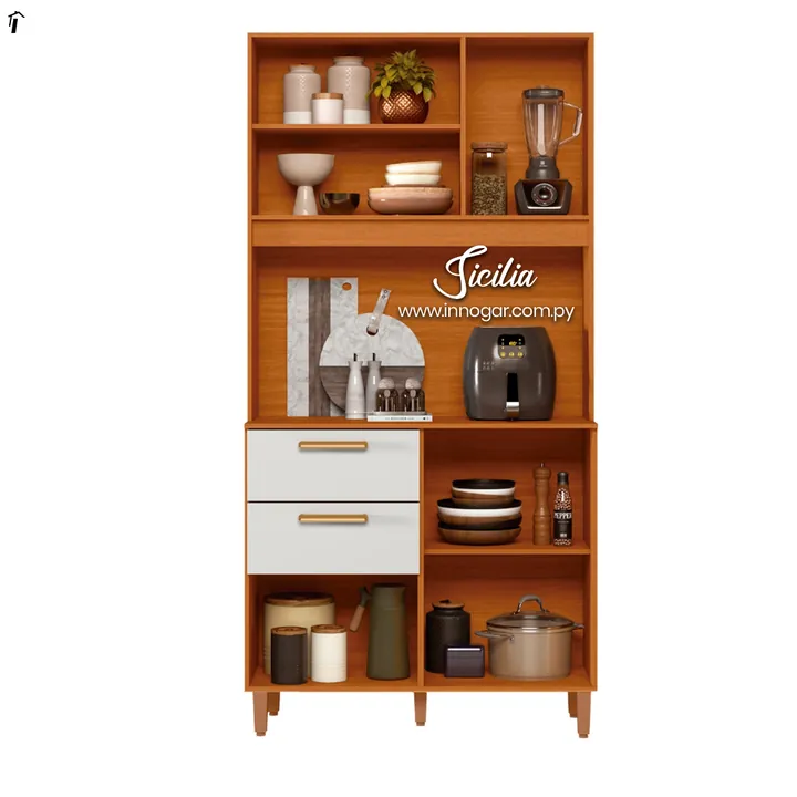 Kit Cocina Sicilia Freijo Off Acetinado, foto 2