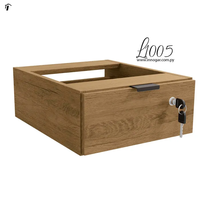 Cajonero con llave L1005 - Freijo, foto 2