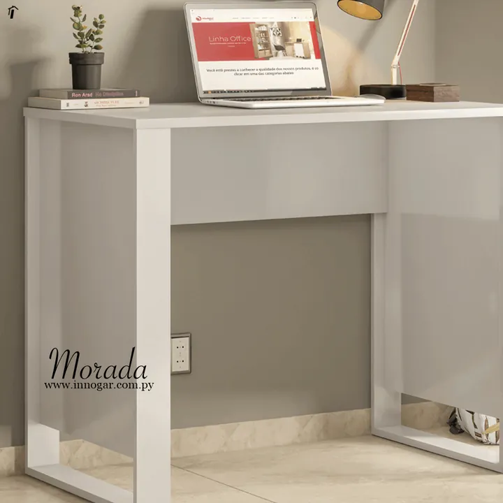 Mesa de Computador Morada / Blanco, foto 2