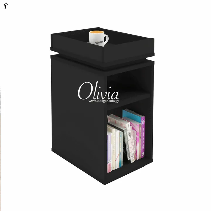 Mesa Lateral Olivia / Negro, foto 2