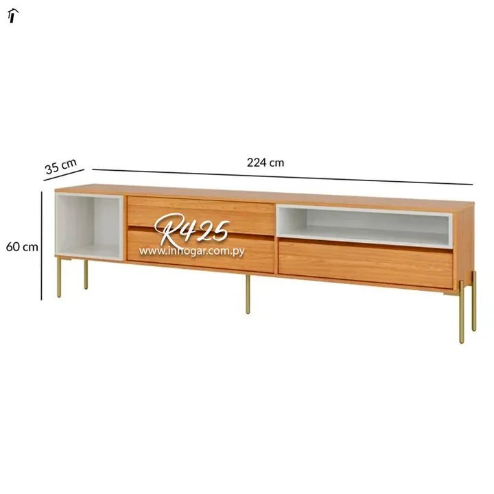 Rack para TV R425 JW Carvalho, foto 3