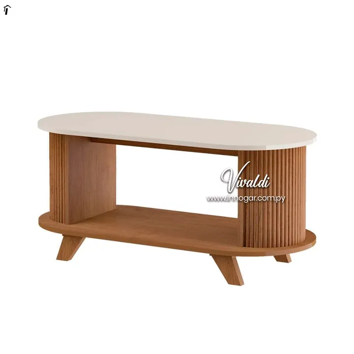 Mesa Centro Vivaldi Freijo Off White, foto 2