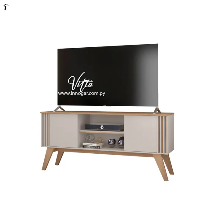Rack Vitta Off white Cedro, foto 2