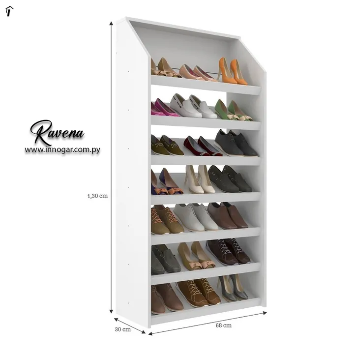 Zapatera Ravena Blanco Blanco, foto 2
