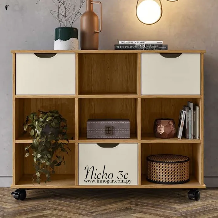 Nicho 3 Cajones / Freijo Off White, foto 2