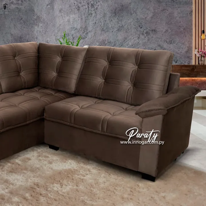 Sofa Hellen Paraty Marron Boucle, foto 3