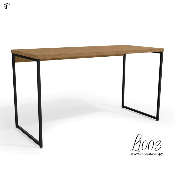 Mesa Secretaria L1003 / Freijo - Negro Fosco, foto 2