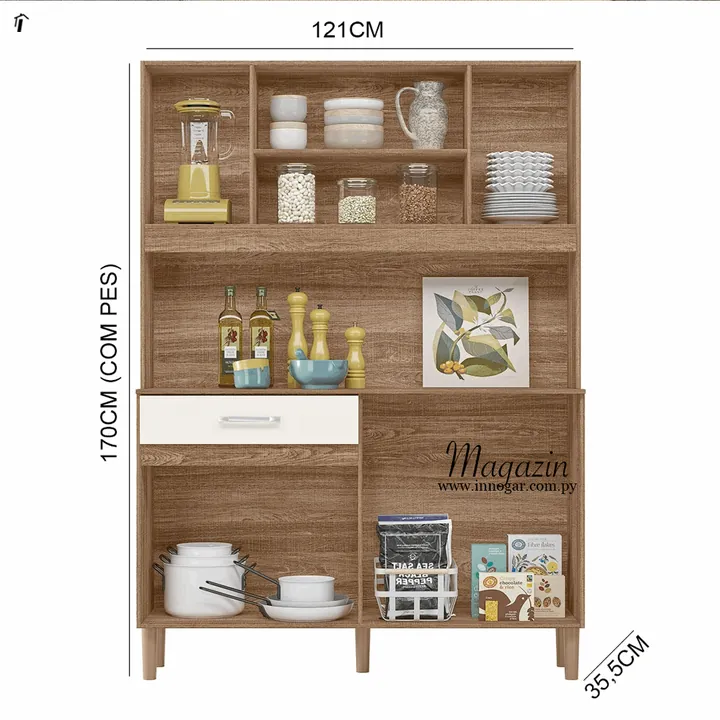Kit Magazin 120 / Roble Crudo, foto 2