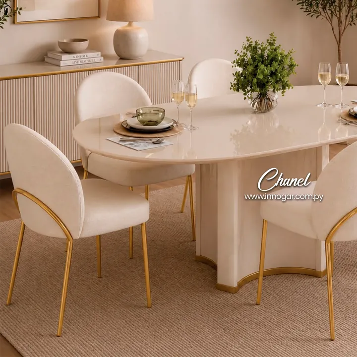 Juego de Comedor Chanel con 6 sillas Lizy, foto 2