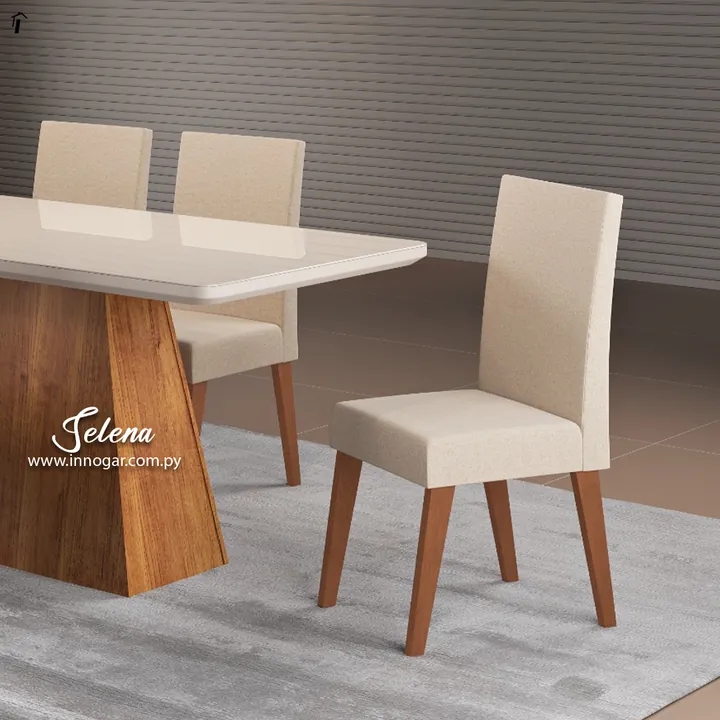 Juego de Comedor Selena Freijo Off White, foto 2