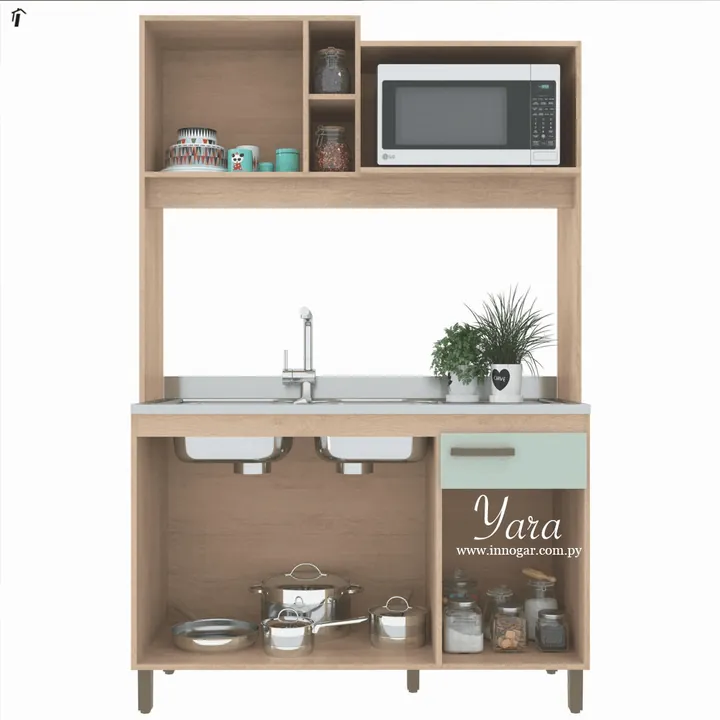 Cocina Yara / Carvalho - Negro, foto 2