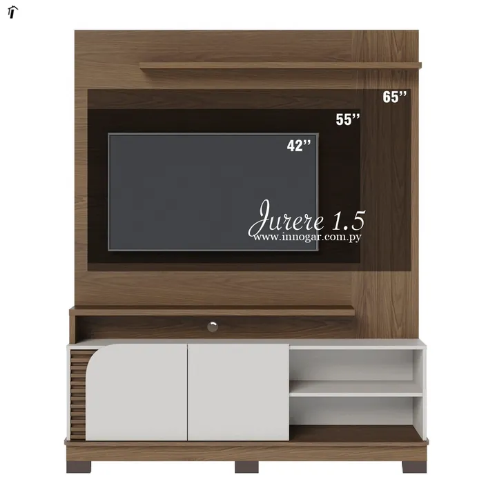 Estante Jurere 1.5 / Almendra Off White, foto 3