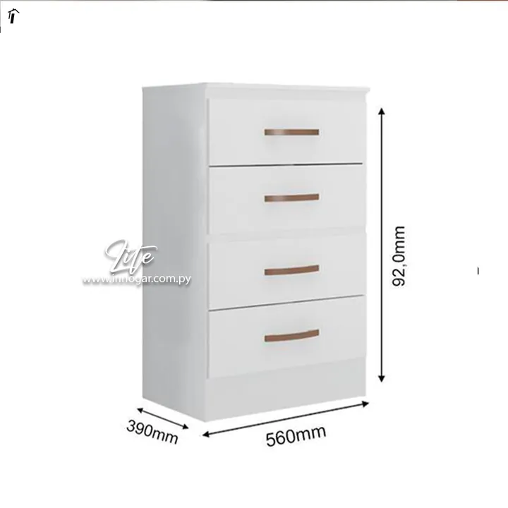 Comoda Lite 4C / Blanco, foto 2