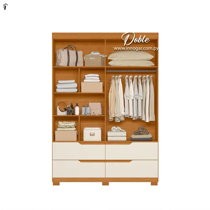 Ropero Doble / Cinamomo Off White, foto 2