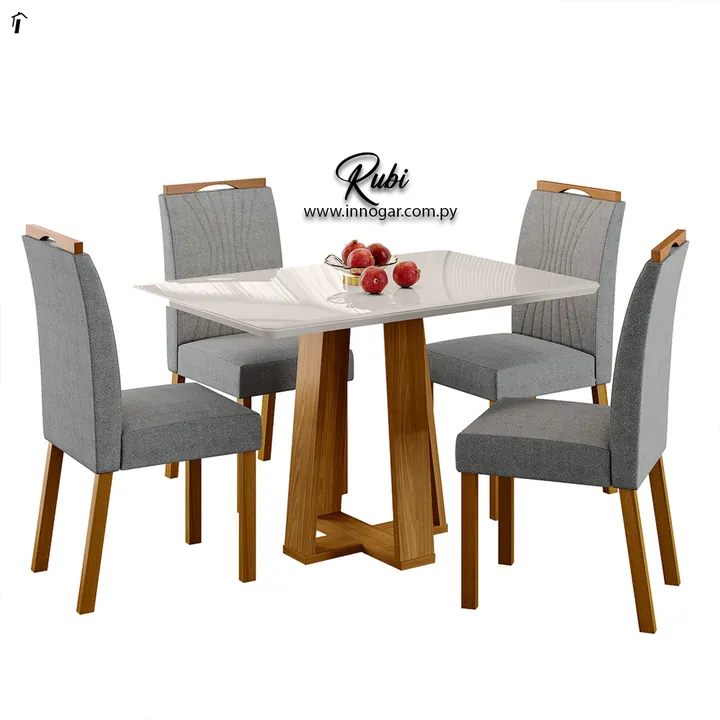 Juego de Comedor Rubi 4 Sillas, foto 2