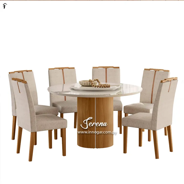 Juego de Comedor Serena Redondo, foto 2