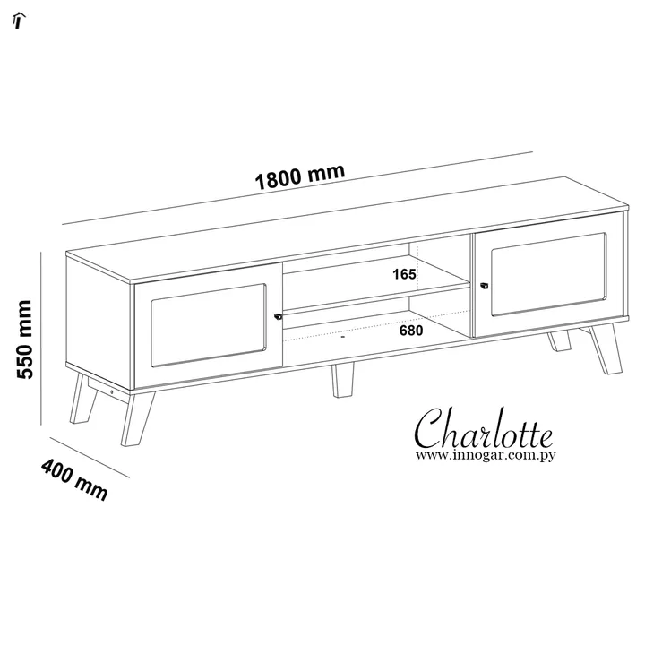 Rack Charlotte / Menta Roble, foto 2