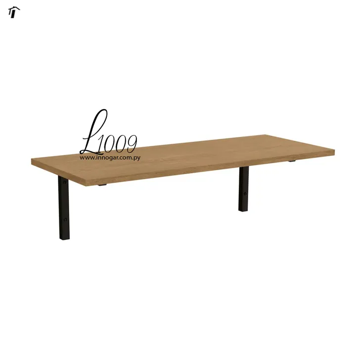 Repisa L1009 - Freijo - Negro Fosco, foto 3