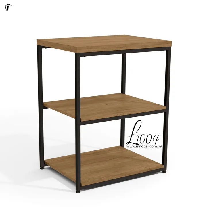 Mesa de Apoyo L1004 - Freijo - Negro Fosco, foto 2