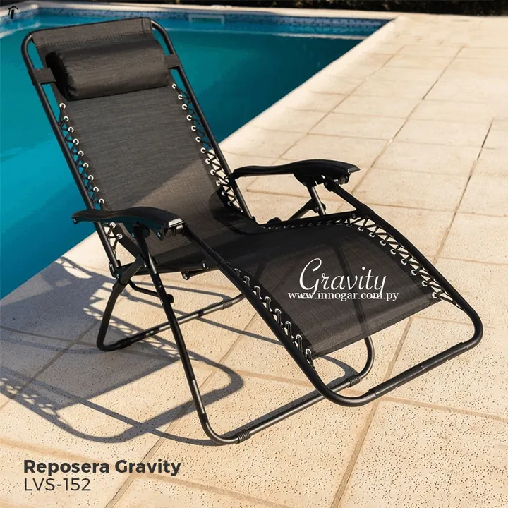 Reposera Gravity / Negro, foto 2