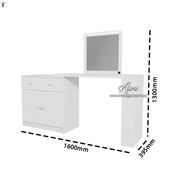 Tocador Camarin Aura Blanco, foto 2