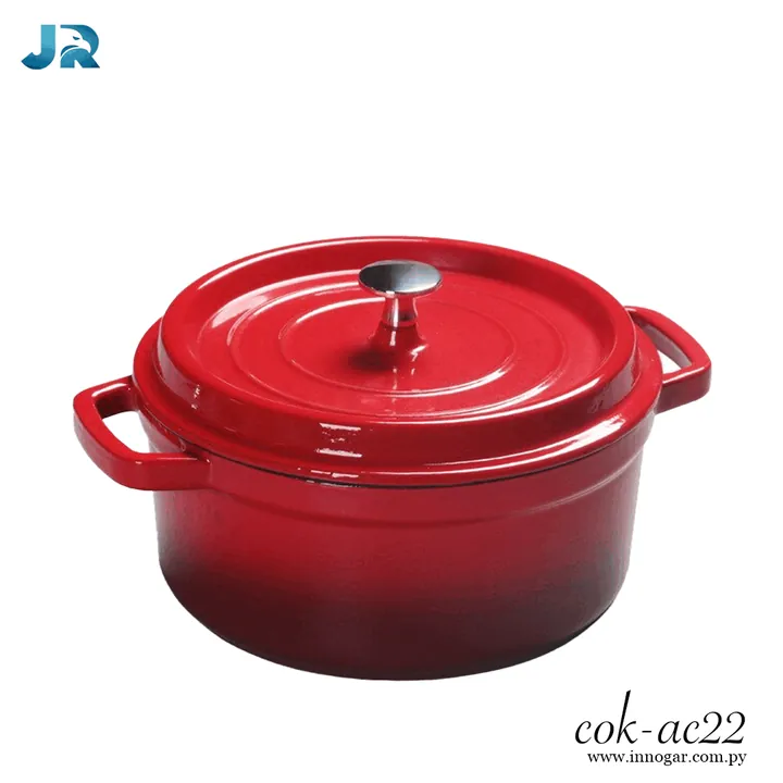 Olla de hierro / Cok-ac22 22cm Rojo, foto 2