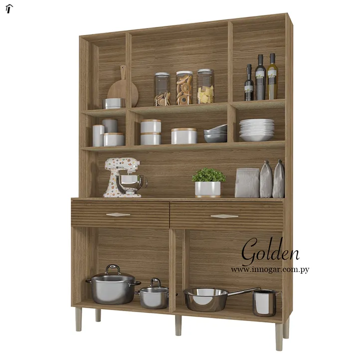 Kits Cocina Golden 8pts / Freijo Supremo Ripado, foto 2