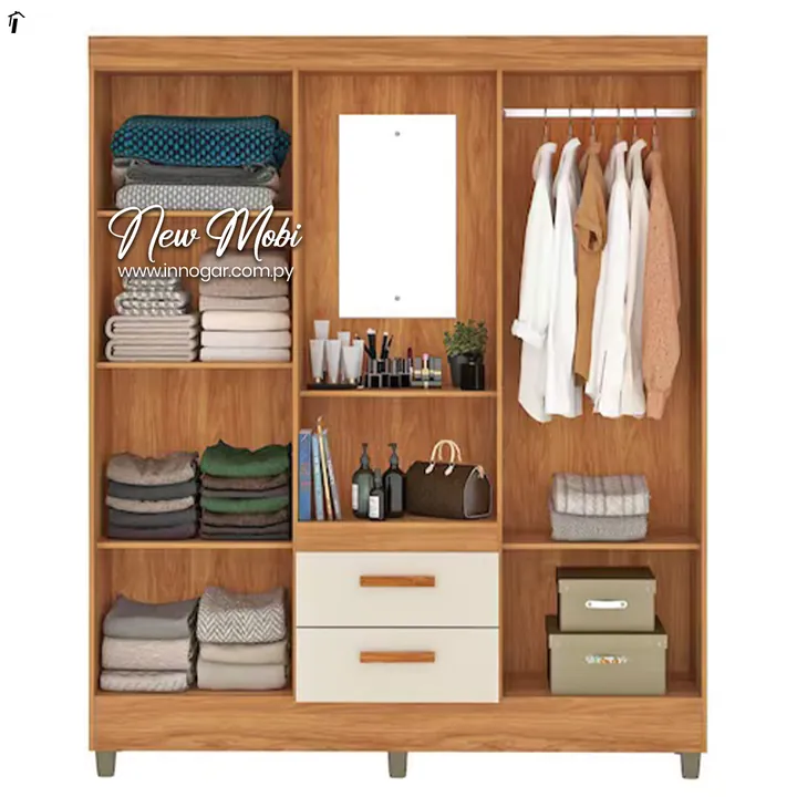 Ropero New Mobi Cinamomo Off White, foto 2