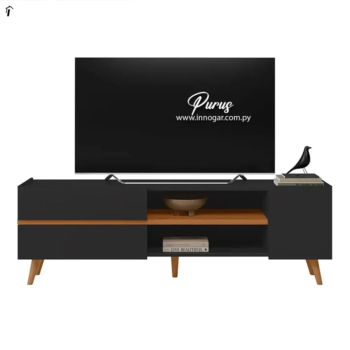 Rack Purus Freijo Negro Opaco, foto 2