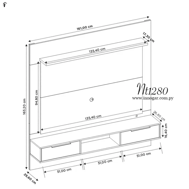 Panel Nt1280 / Freijo Trend - Off White, foto 3