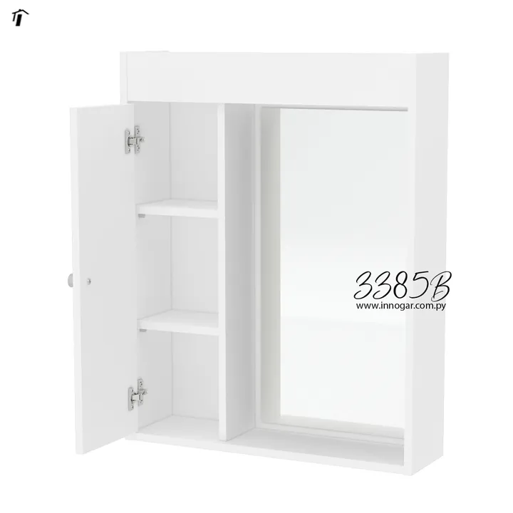 Armario de pared de Baño - Blanco, foto 4