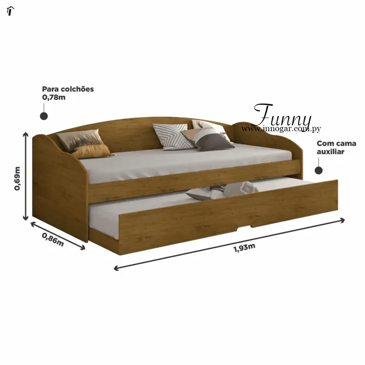 Sofa Cama Funny / Rovere, foto 2
