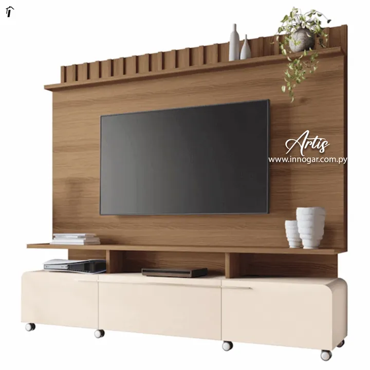 Home Theater Artis 2.0 Carvalho Off White, foto 3