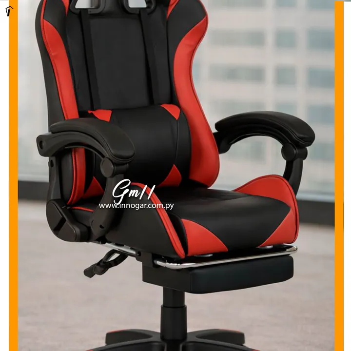 Silla Gamer GM11 Negro Rojo, foto 2