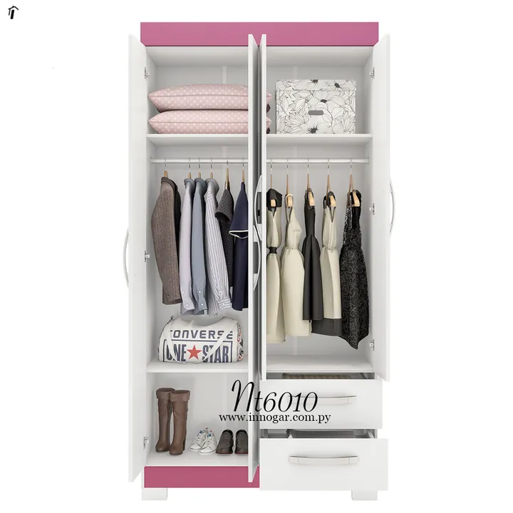 Ropero Nt6010 / Blanco Rosa, foto 2