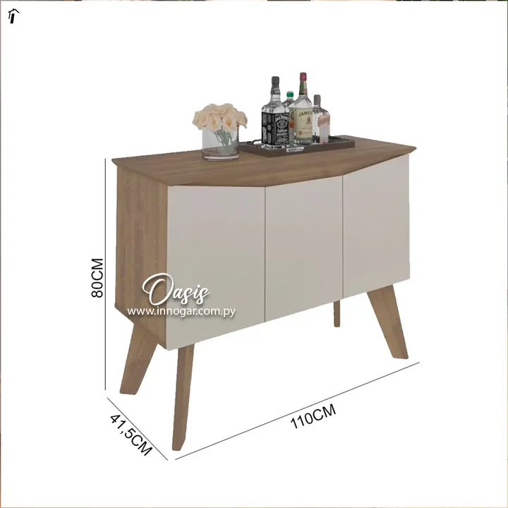 Buffet Oasis Pino Off White, foto 2