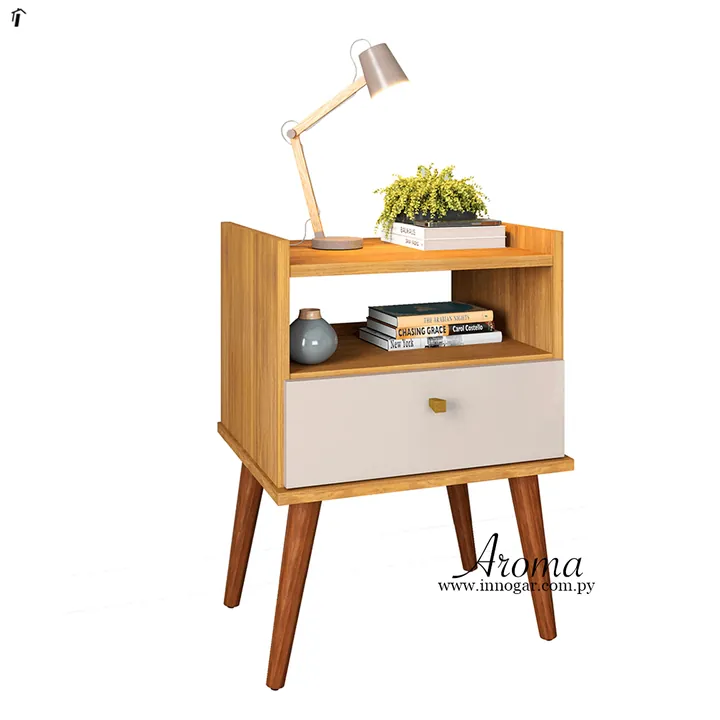 Mesa de Luz 1C Aroma / Freijo Off White, foto 2