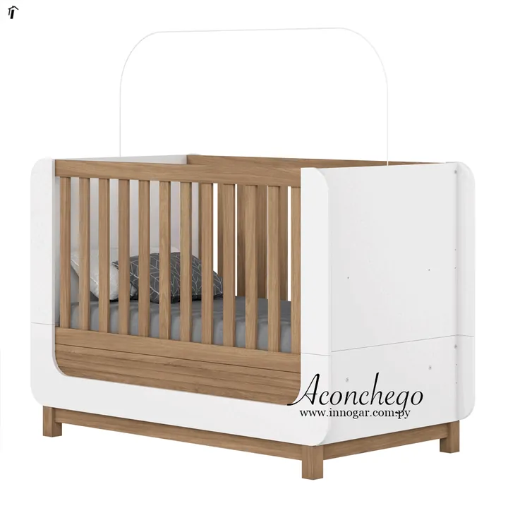 Cuna mini cama Aconchego / Blanco Jequitiba, foto 2