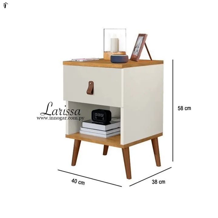 Mesa de Luz Larissa / Off White Nature, foto 2