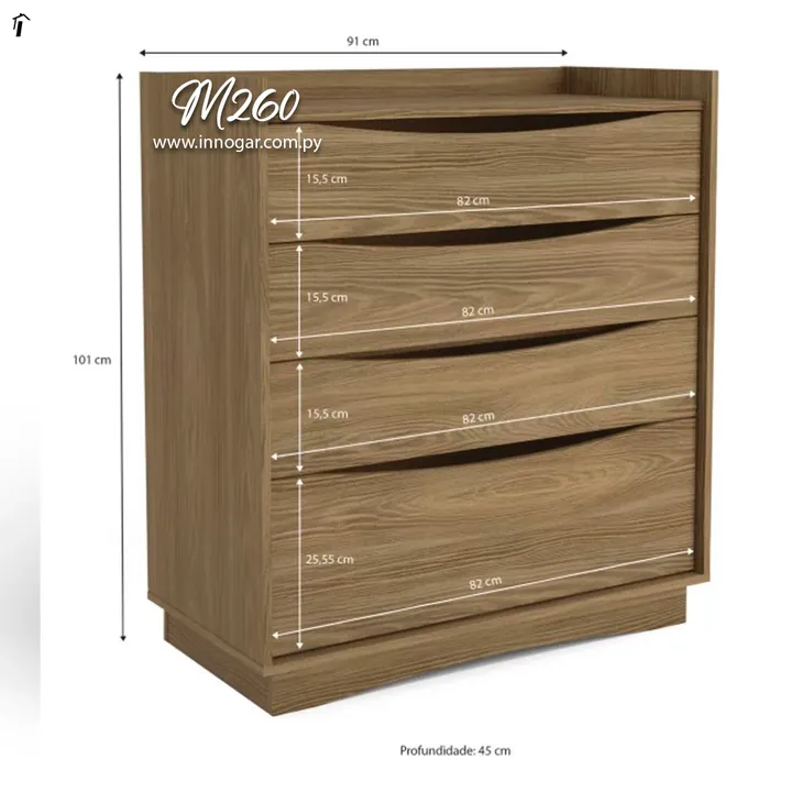 Comoda M260 Nature, foto 2
